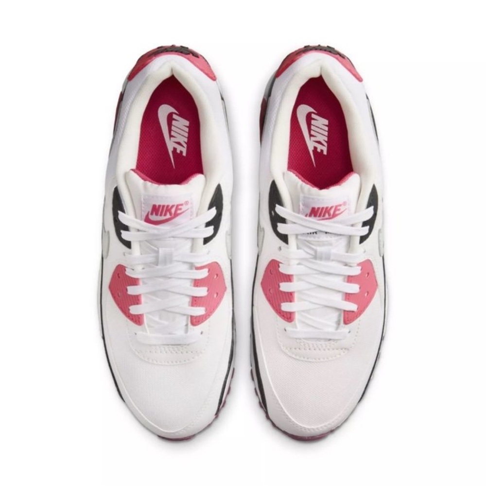 NIKE WMNS Air Max 90 White Aster Pink DH8010 105 - Sz 10/11 available - Picture 8 of 9